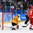 GANGNEUNG, SOUTH KOREA - FEBRUARY 25: Olympic Athletes from Russia's Kirill Kaprizov #77 (not shown) gets the puck past Germany's Danny Aus Den Birken #33 to score an overtime goal with Pavel Datsyuk #13 in front during gold medal round action at the PyeongChang 2018 Olympic Winter Games. (Photo by Matt Zambonin/HHOF-IIHF Images)

